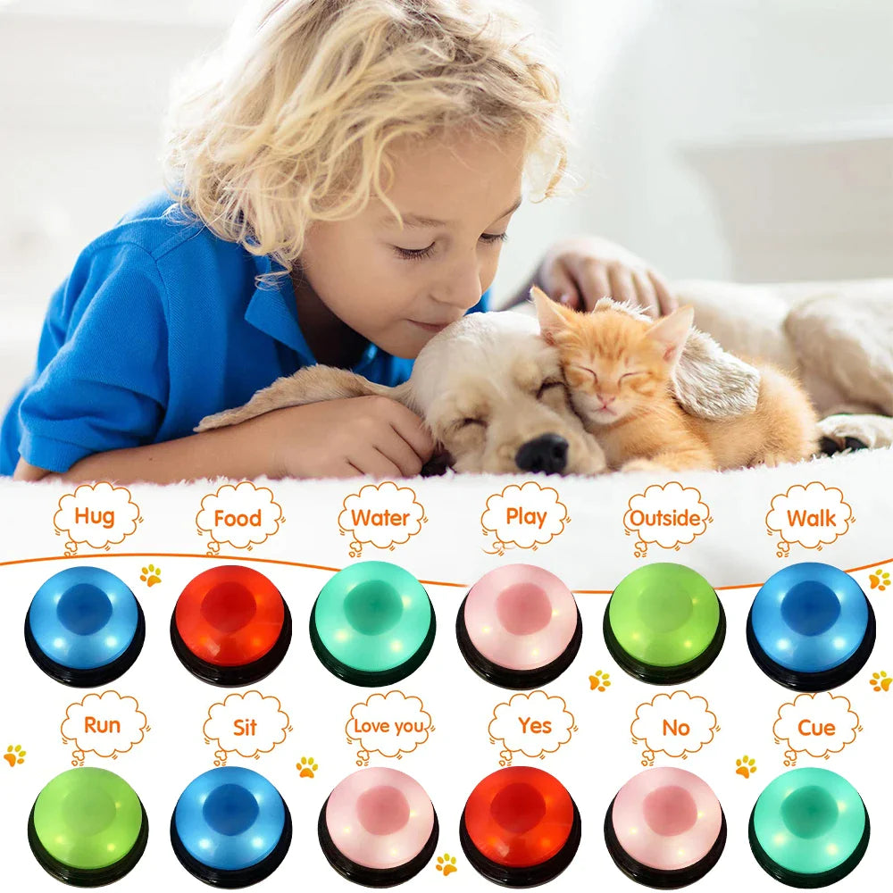 LED Dog Recordable Voice Button