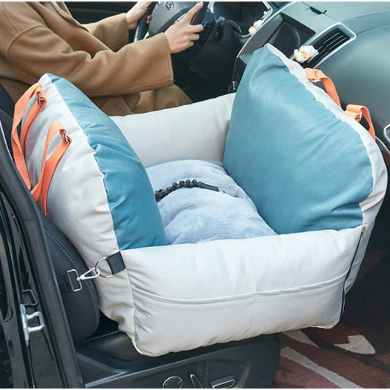 Premium Waterproof Dog Car Seat Booster