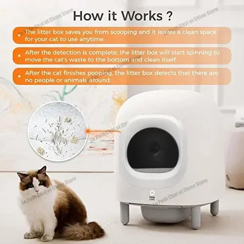 56L App Control Cat Litter Box