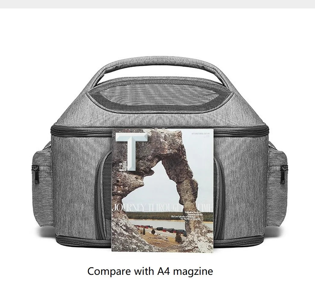 Traveling Mesh Collapsible Pet Carrier Bag