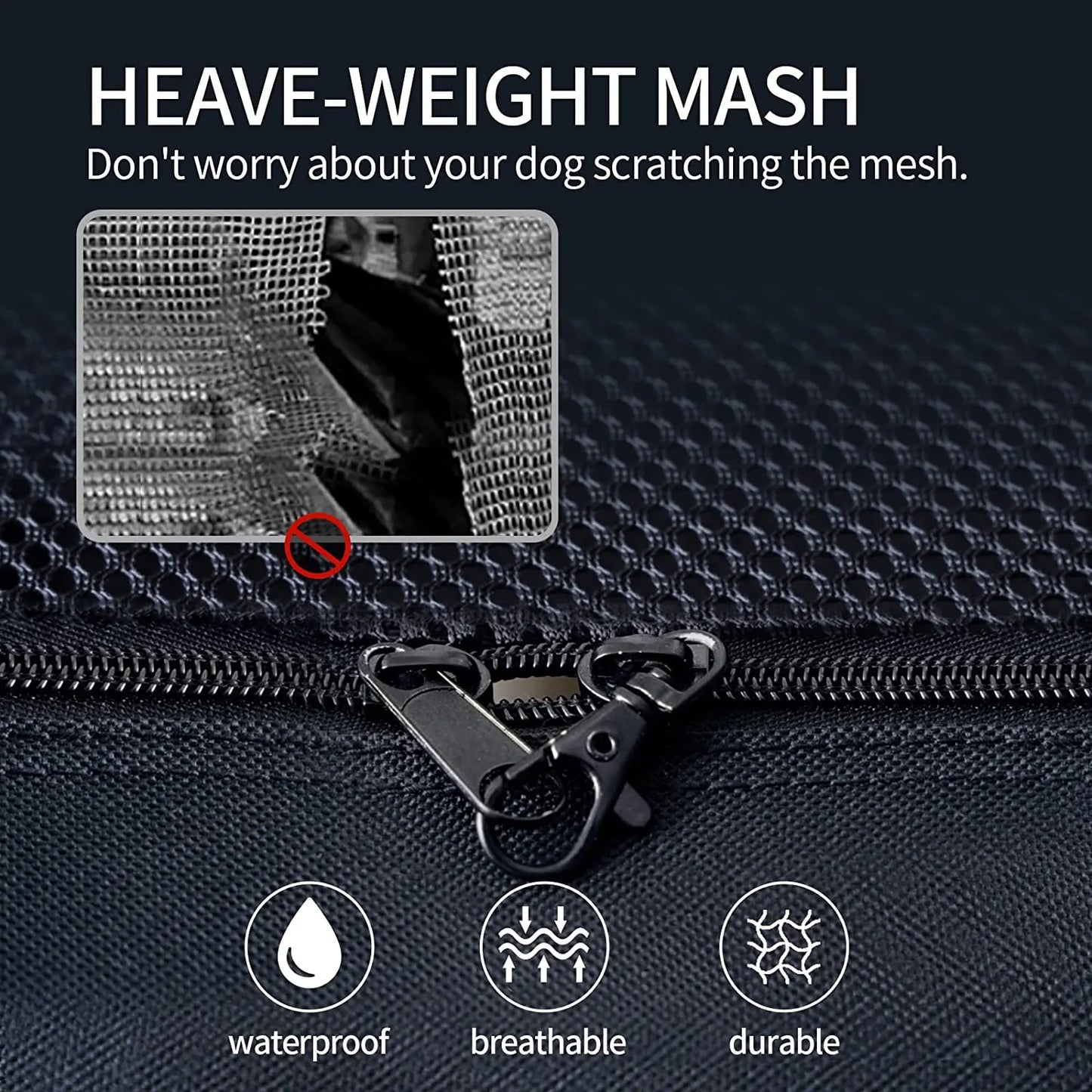 Collapsible Safety Zippers Pet Carrier Bag