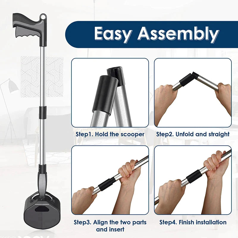 80cm Long Dog Poop Scooper