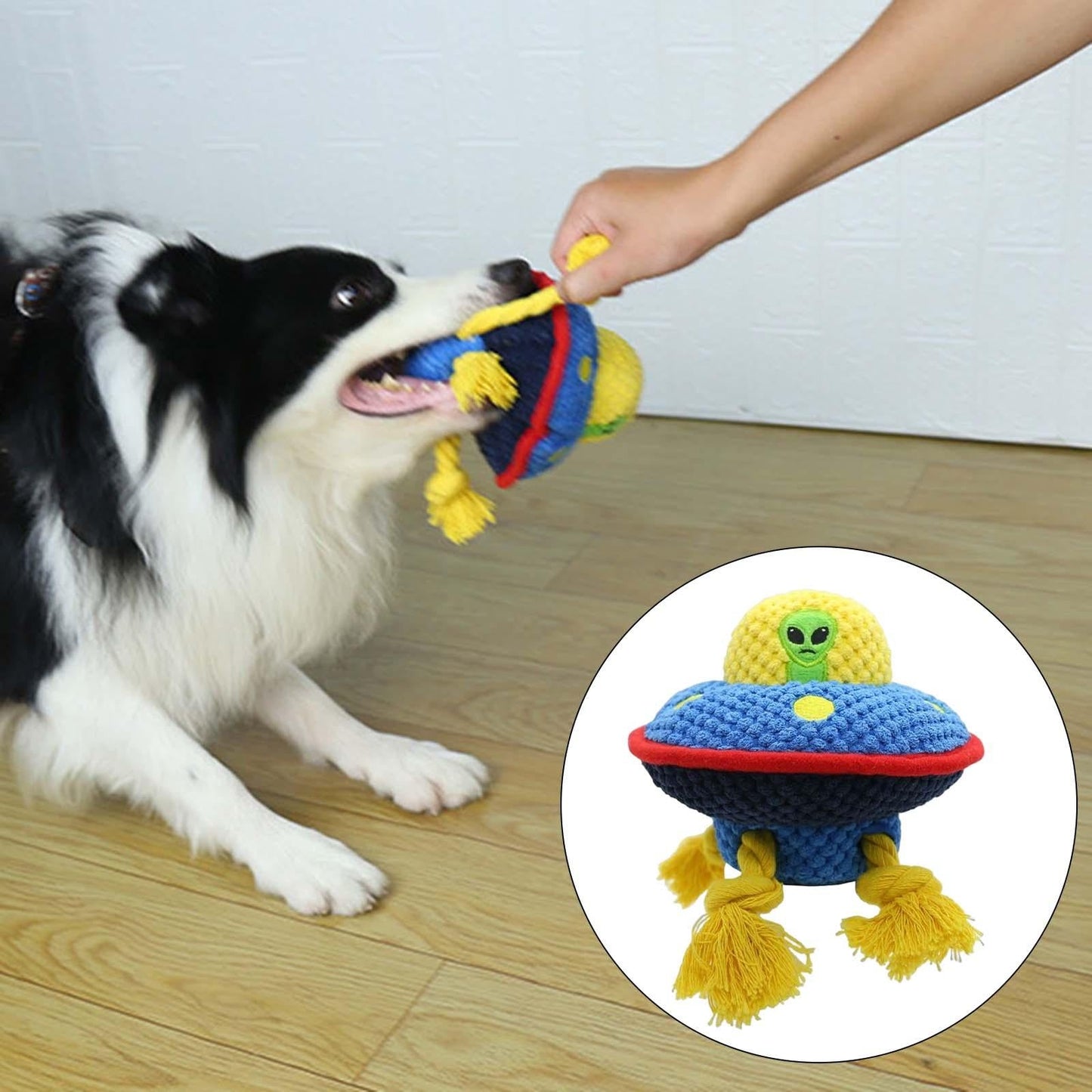 Squeaky Tough UFO Dog Toys