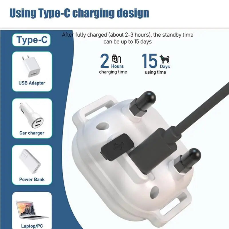 Digital Display USB Anti Barking Dog Collar