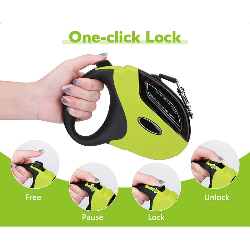 Strong Retractable Dogs Walking Lead