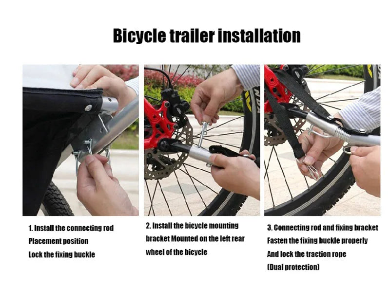 3 Wheels Dog Bike Trailers