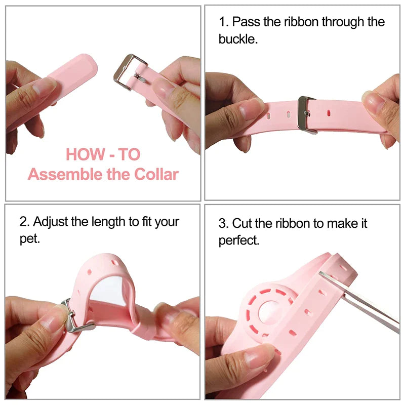 Silica Protective Dog AirTag Collar