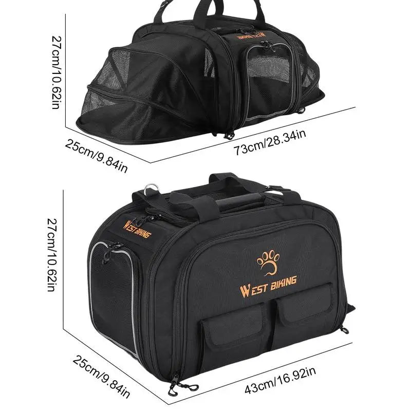 Universal Bicycle Pet Rear Seat Bag