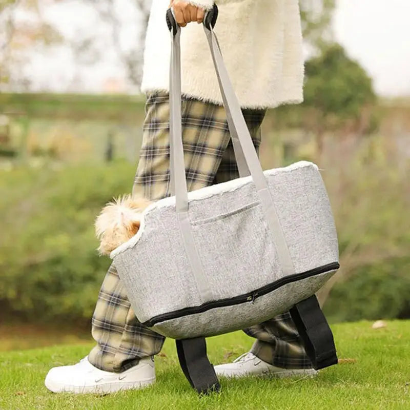 Portable Dog Armrest Booster Carrier