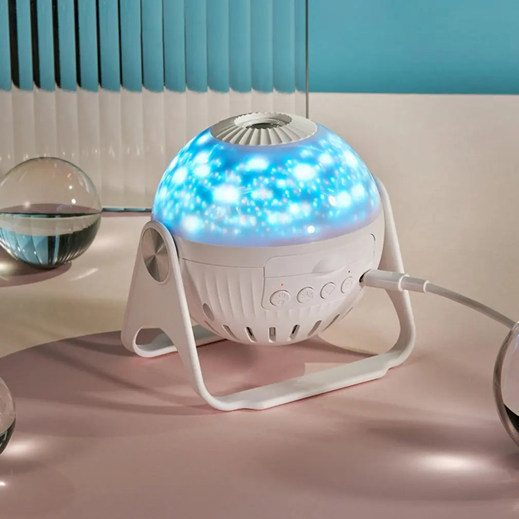 Rotating Night Space Capsule Lights