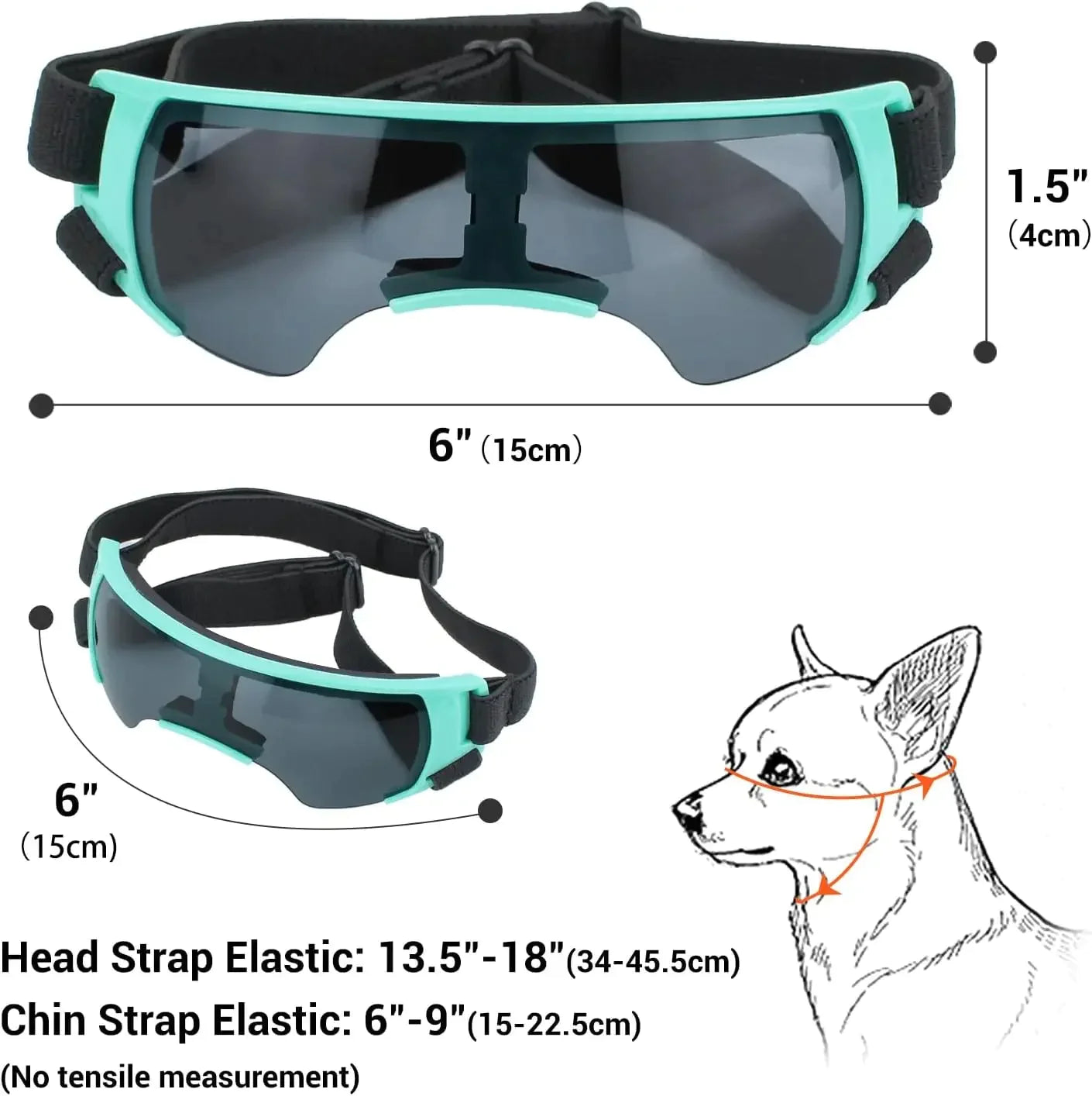 Windproof Anti-UV Dog Sunglasses