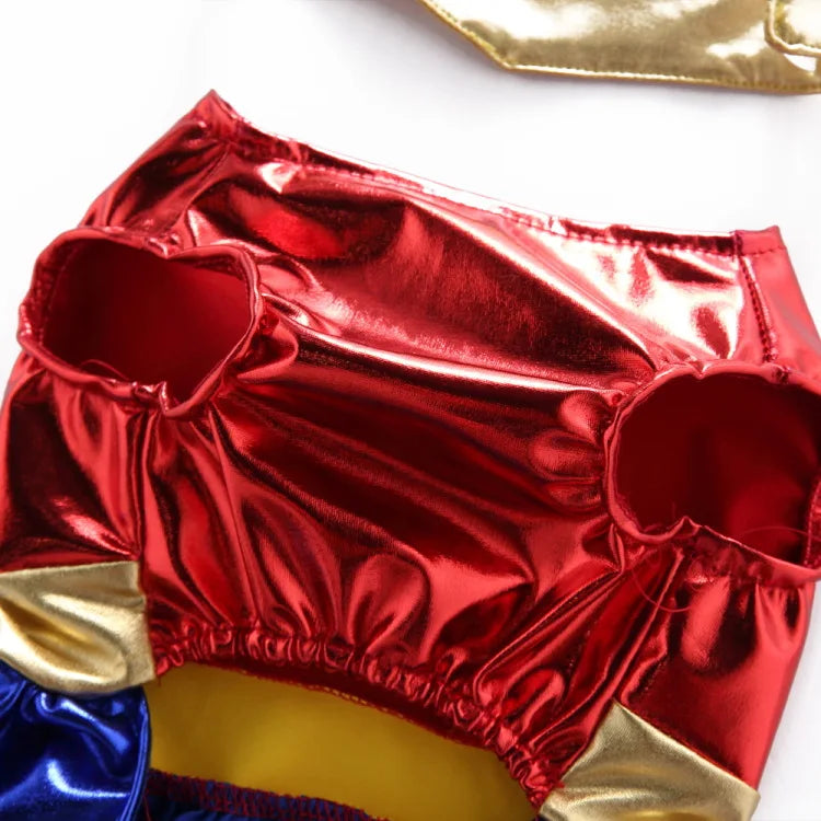 Funny Wonder Girl Dog Costume
