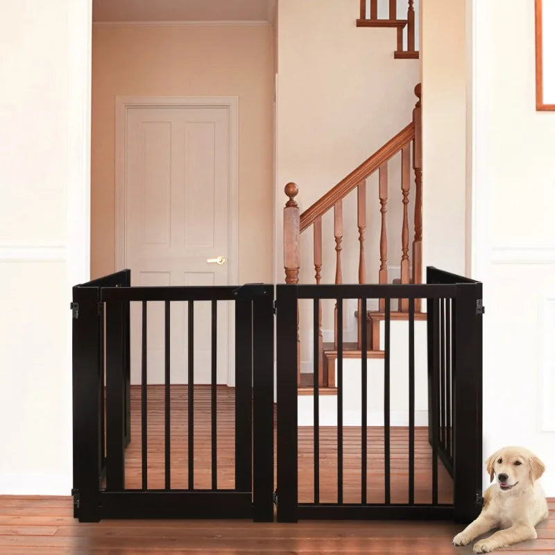 American Hardwood Espresso Pet Gate