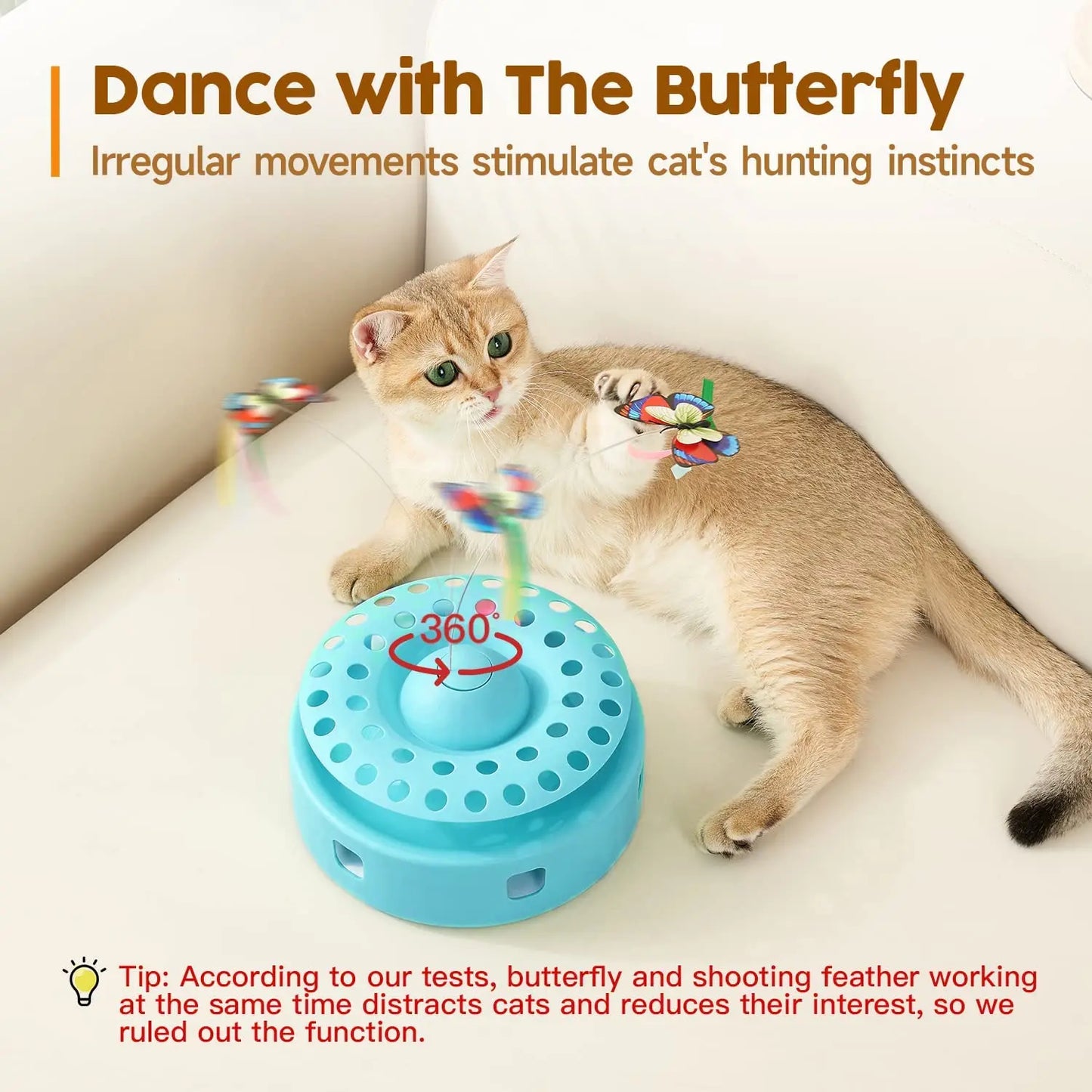 3-in-1 Smart Interactive Cat Toy