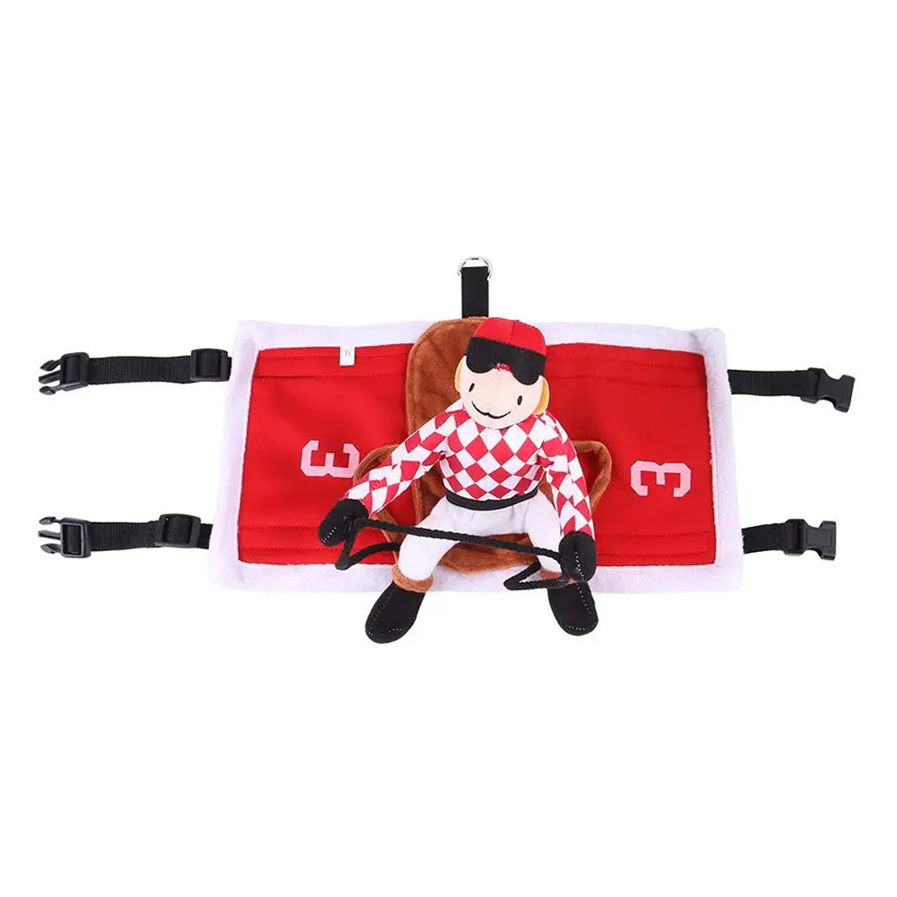 Pet Dog Jockey Horse Costume