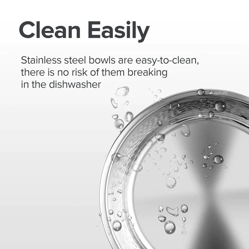 Luxury Hammered Stainless Steel Dog Bowls