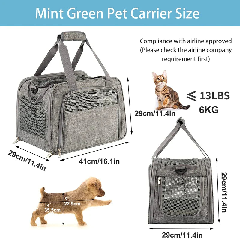Soft Sided Portable Dog Carrier