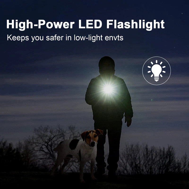 LED Rechargeable Ultrasonic Dog Repeller