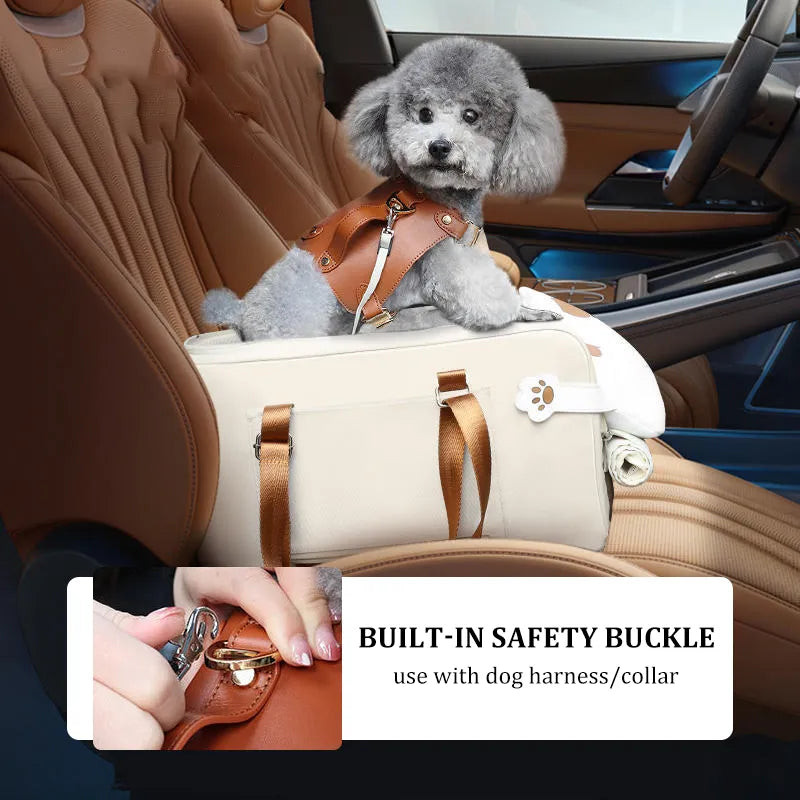 Portable Travel Dog Central Car Seat Carrier