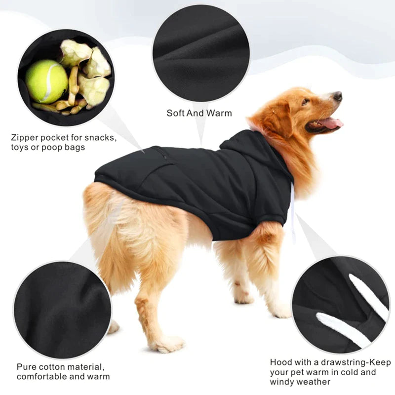 Organic Cotton Dog Hoodie Sweatshirts