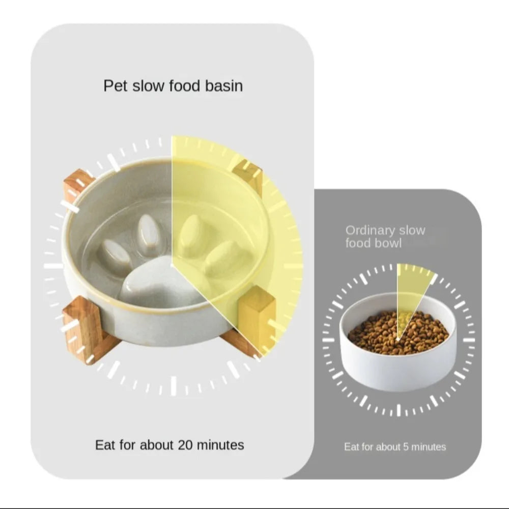 450ML Porcelain Ceramic Pet Bowl