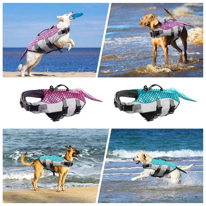 Cute Mermaid Dog Life Jacket
