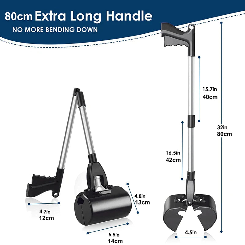 80cm Long Dog Poop Scooper
