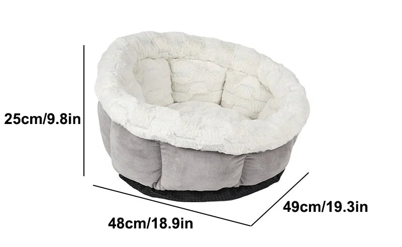Winter Cozy Soft Non-Slip Cat Bed
