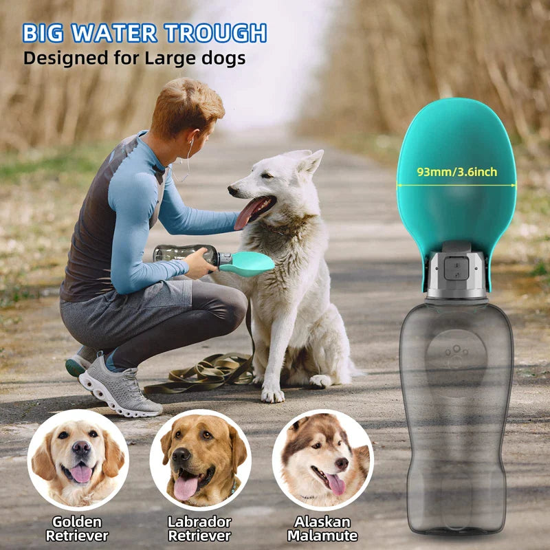 800ml Portable Dog Water Bottle