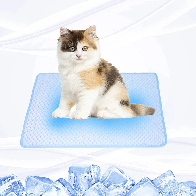 Cold Fabric Ice Silk Dog Cooling Mat