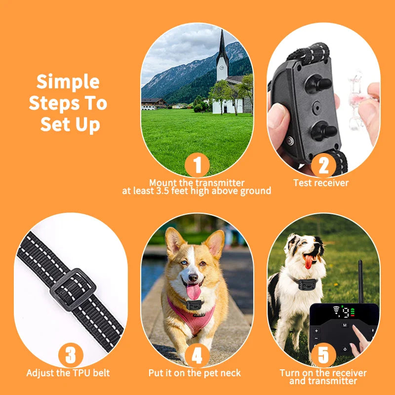 2 in 1 Dog Invisible Fence Barrier