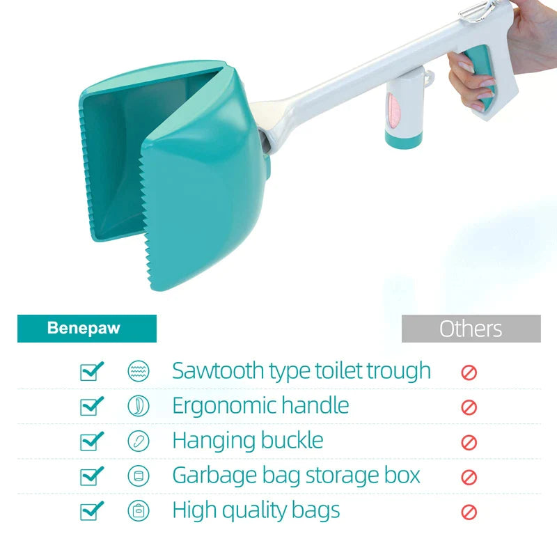 Ergonomic Handle Lightweight Pet Poop Scooper