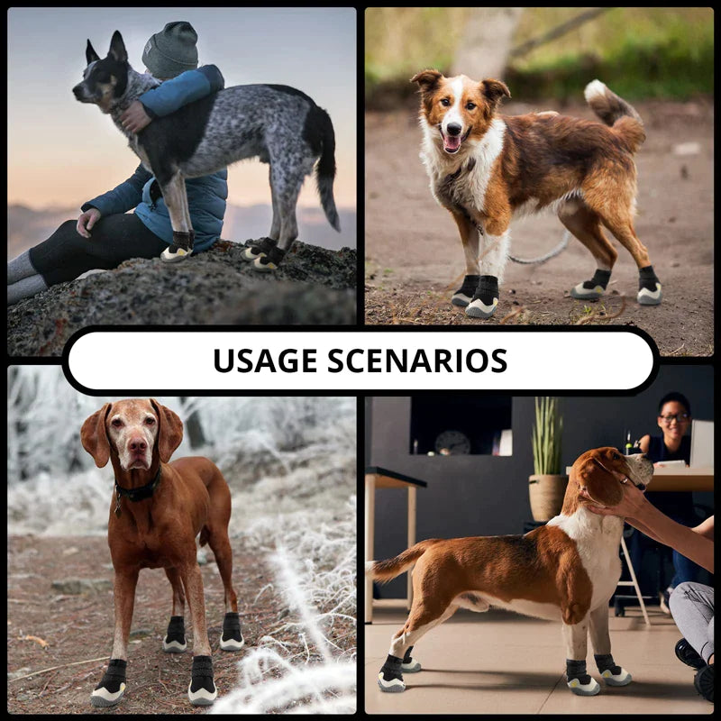 Rugged Anti-Slip Dog Shoes