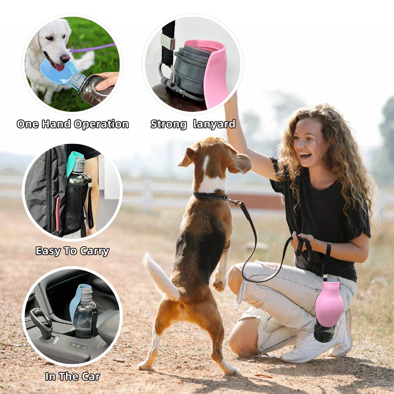 800ml Portable Dog Water Bottle