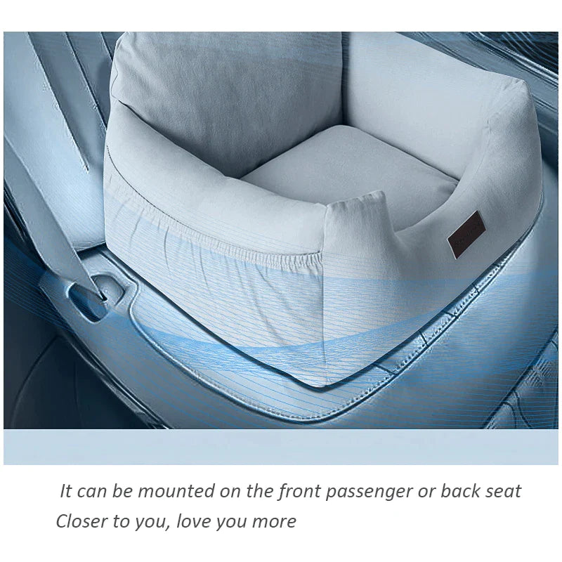 3D PP Cotton Pet Car Seat Booster