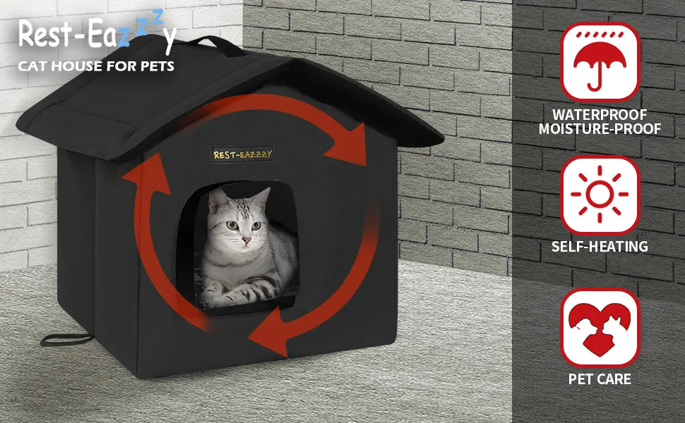 Insulated Winter Warm Cat Houses
