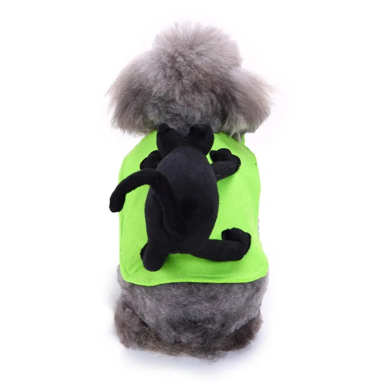 Funny Black Cat Dog Costume