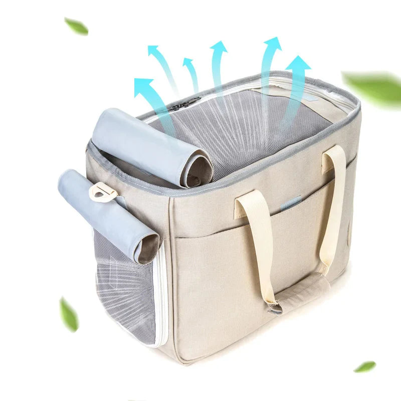 Double-side Mesh Pet Travel Carrier Bag