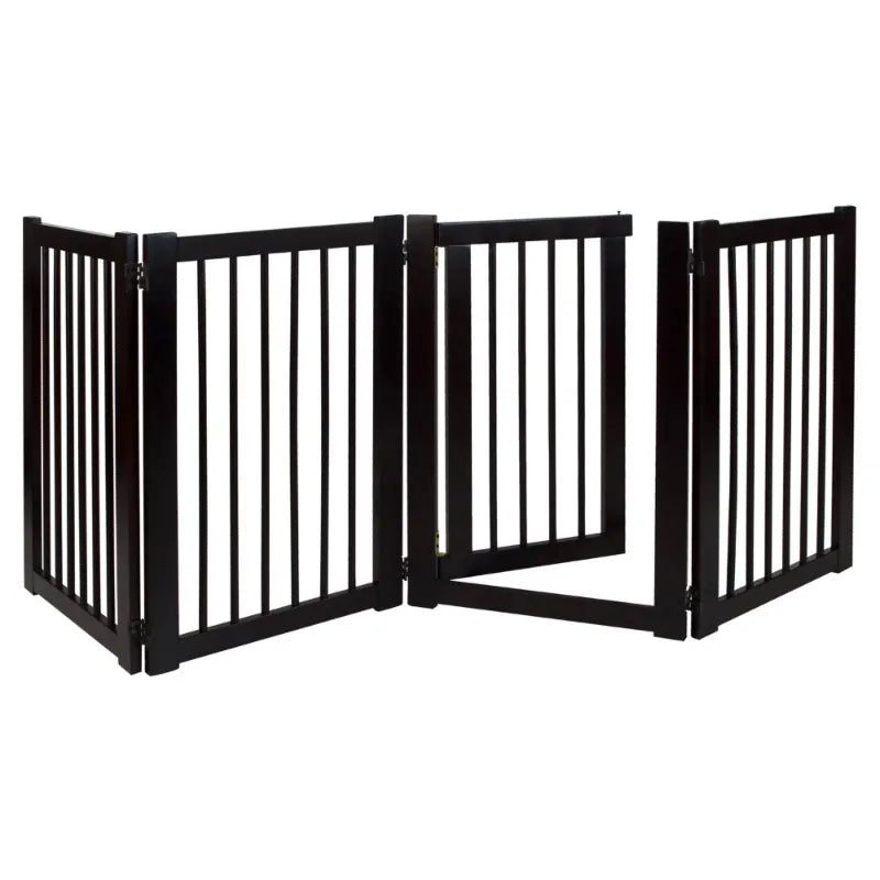 American Hardwood Espresso Pet Gate