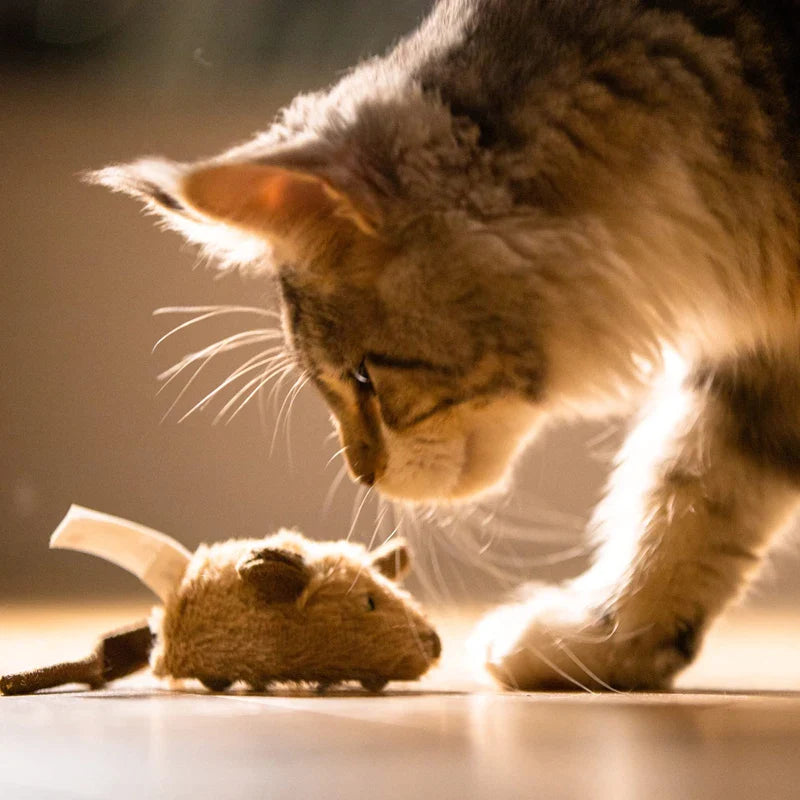Realistic Automatic Moving Mouse Cat Toys