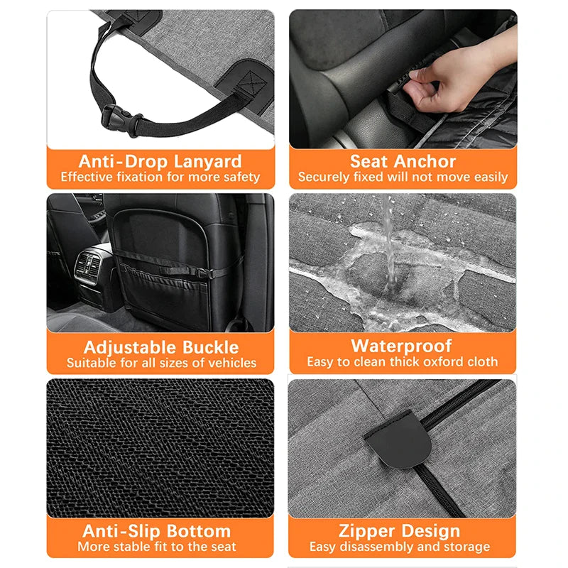 Waterproof Mesh Window Pet Vehicle Hammock