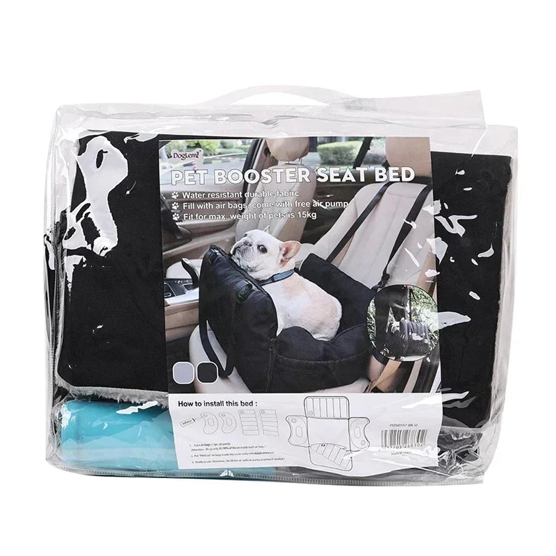 Premium Dog Car Booster With Air Bag