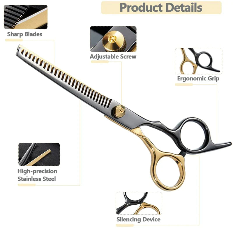 Ergonomic Grip Durable Pet Grooming Scissors