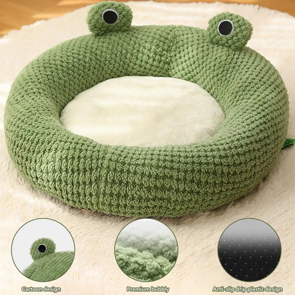 Ultra-soft Frog-shaped Pet Bed