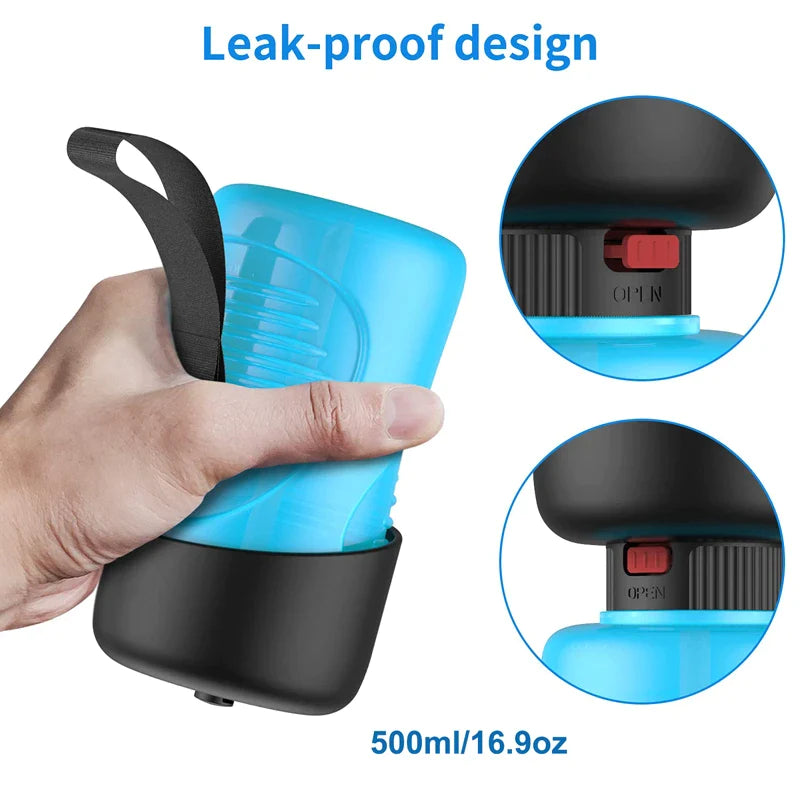 Leak-Proof 500ML Dog Water Bottle