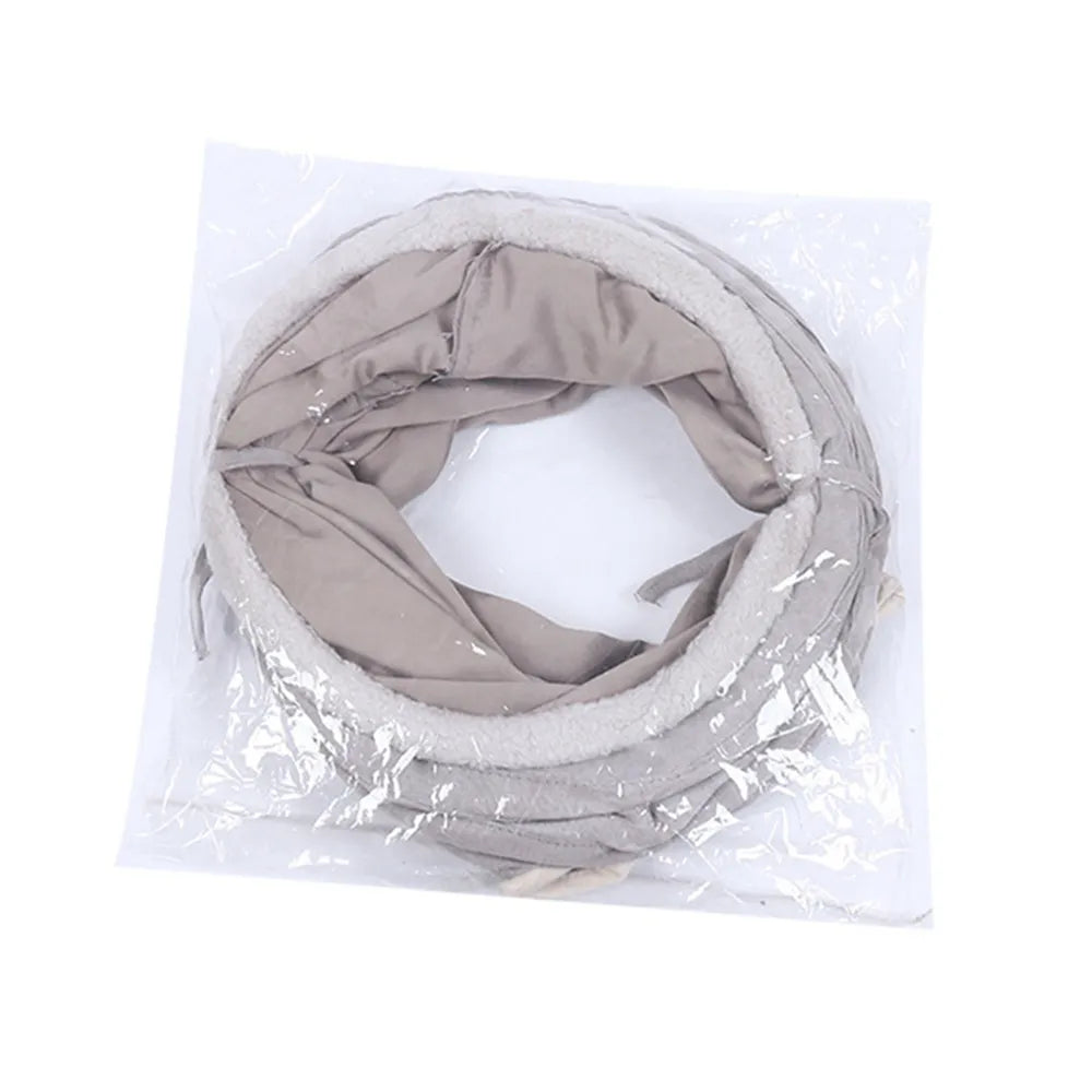 Collapsible Peek Hole Cat Tunnel