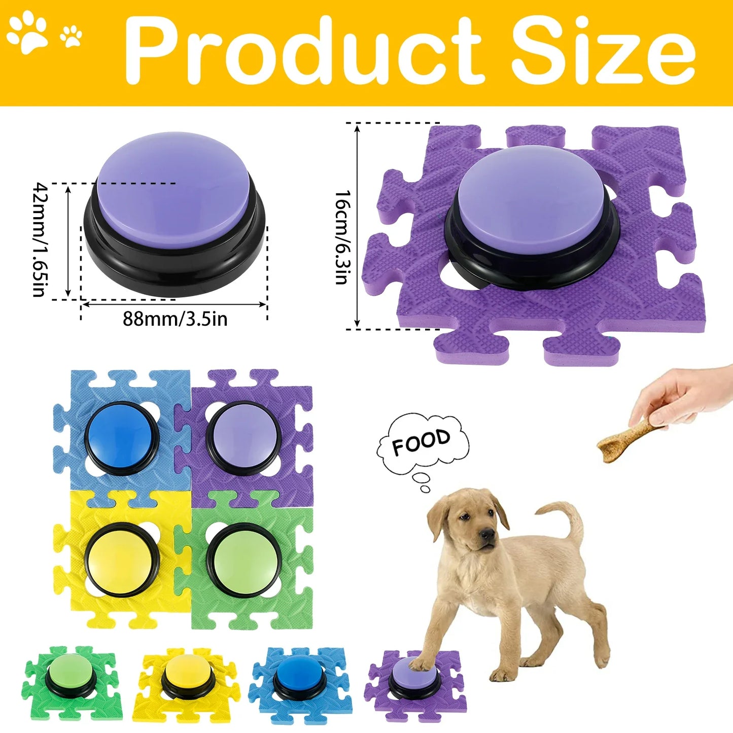 30 Seconds Dog Voice Recording Button