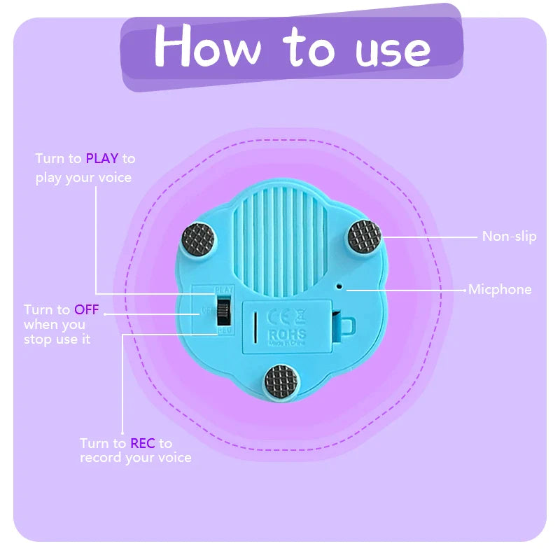 12 High Fidelity Speaker Dog Talking Button