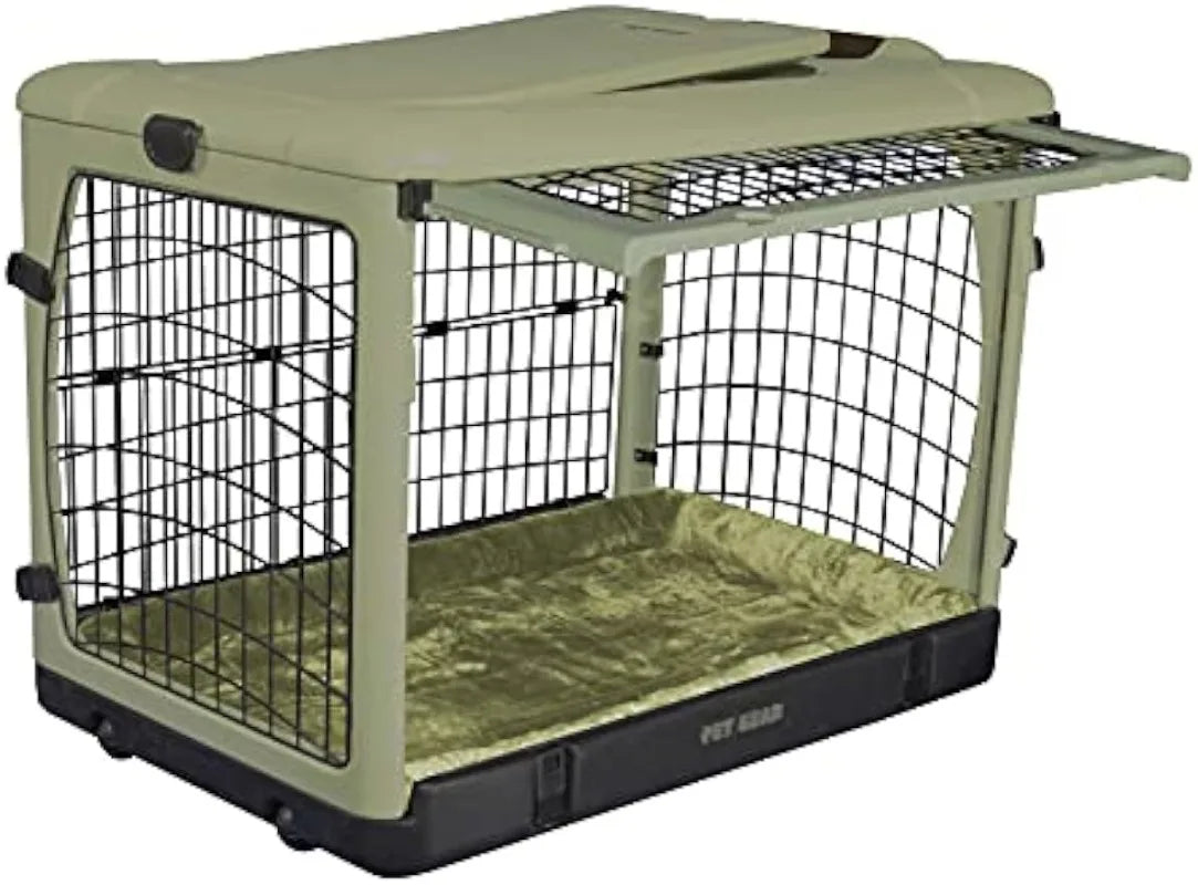 4 Door Dog Steel Crate