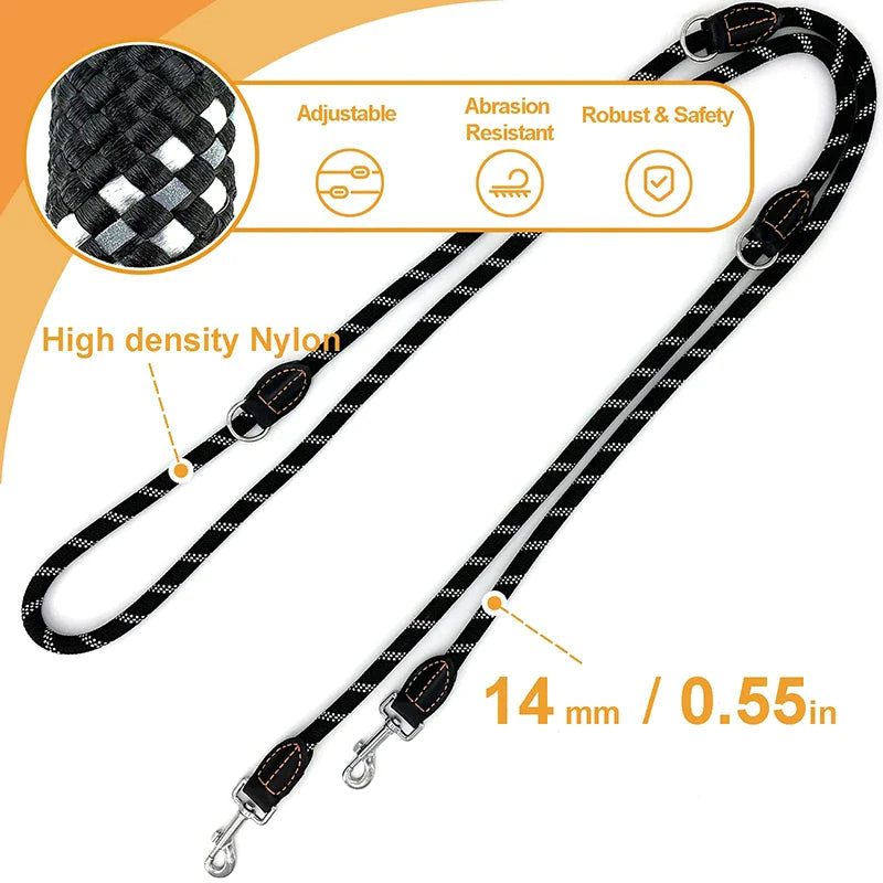 Multifunctional Hands Free Dog Lead